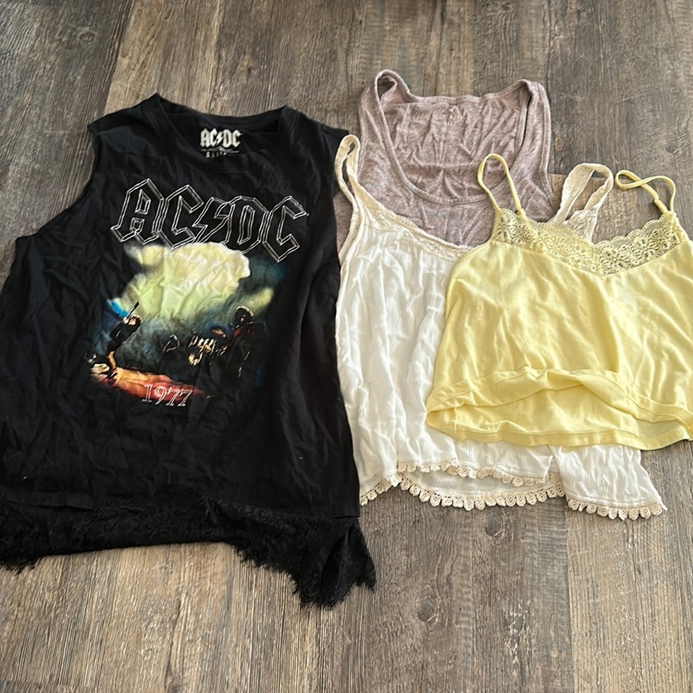 Assorted tank tops